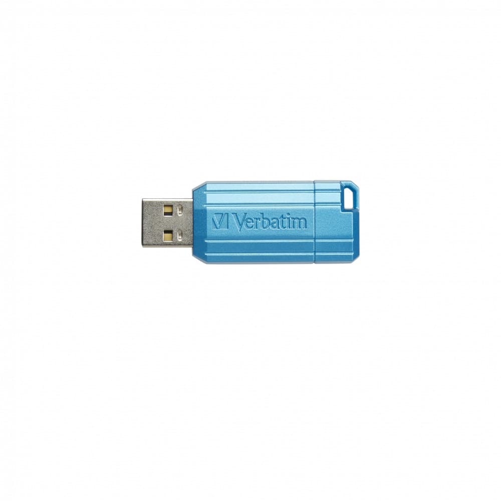 MEMORIE USB VERBATIM PINSTRIPE 64GB BLUE "49961" — miniatură