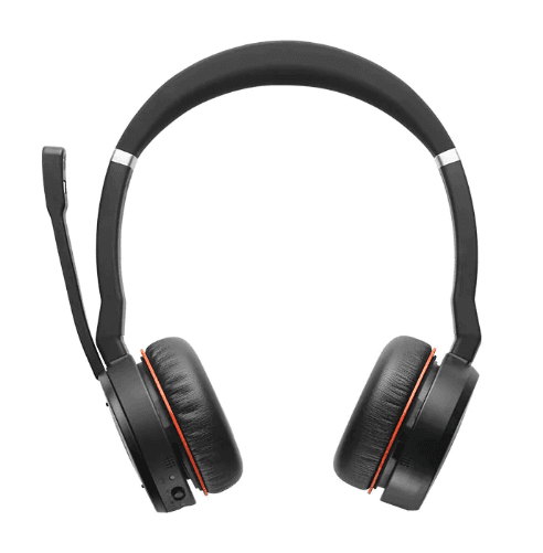 Jabra Evolve 75 UC Stereo Headset Head-band Black,Red, "7599-838-109"