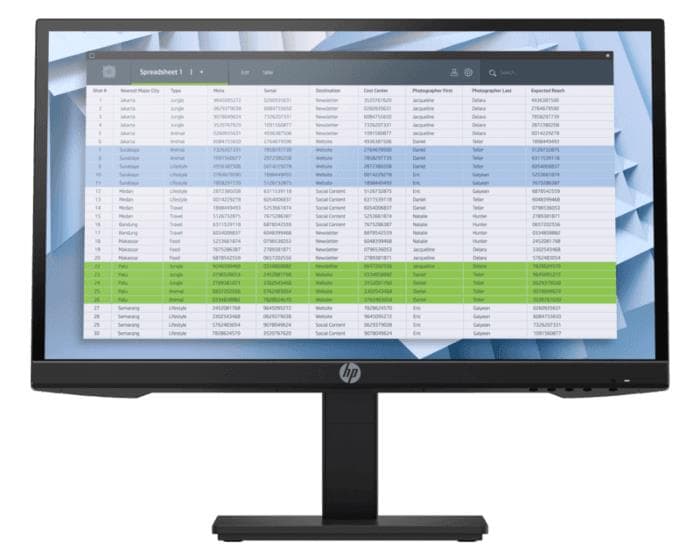 MONITOR LCD 22" P22H G4/7UZ36AA HP, "7UZ36AA"