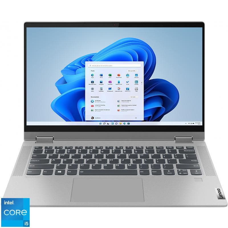 NOTEBOOK Lenovo, "Flex 5 14T" 14.0 inch, i5-1135G7, 8 GB DDR4, SSD 512 GB, Intel Iris Xe Graphics, Windows 11 Home, "82HS00LQRM" (