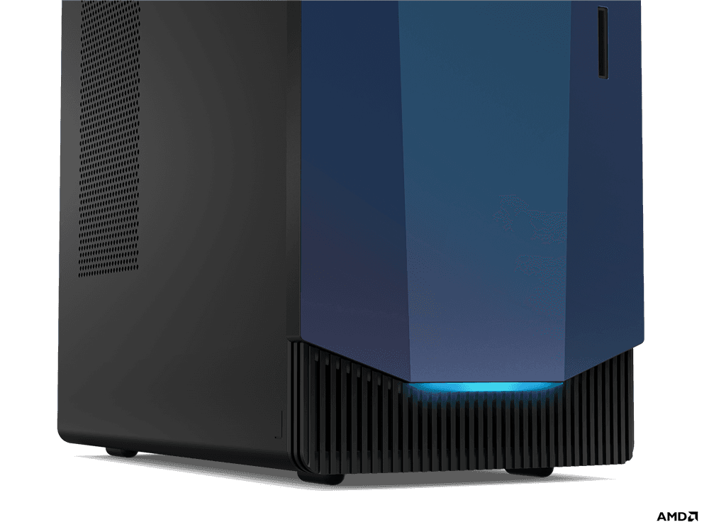 DESKTOP LENOVO, "IdeaCentre 5" Tower, CPU Ryzen 5 5600G, nVidia Quadro GTX 1650 Super, memorie 16 GB, SSD 512 GB, tastatura si mouse, FreeDos, "90RW005VRI" — miniatură