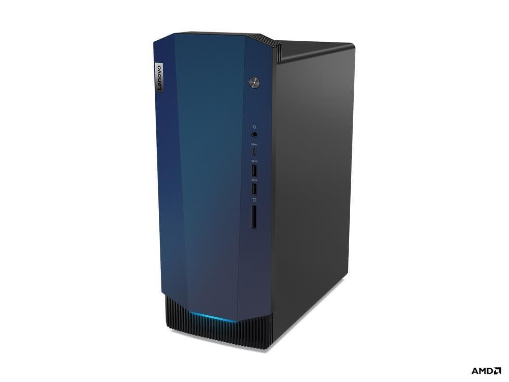 DESKTOP LENOVO, "&nbsp;IdeaCentre Gaming5" Middle Tower, CPU Ryzen 5 5600G, nVidia Quadro GTX 1660 Super, memorie 16 GB, SSD 512 GB, FreeDos, "90RW005WRI"