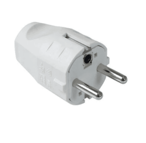 Stecker Schuko Bachmann 910.200, Demontabil, Pentru cordoane de la 3x0.75mm pana la 3x1.5mm, Alb, "910.200"
