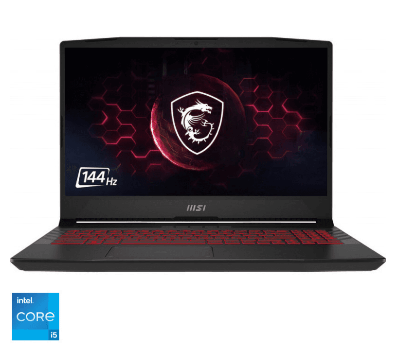 NOTEBOOK MSI - gaming, "Katana GL66" 15.6 inch, i5-12500H, 16 GB DDR4, SSD 512 GB, nVidia GeForce RTX 3060, Free DOS, "9S7-158314-437" (