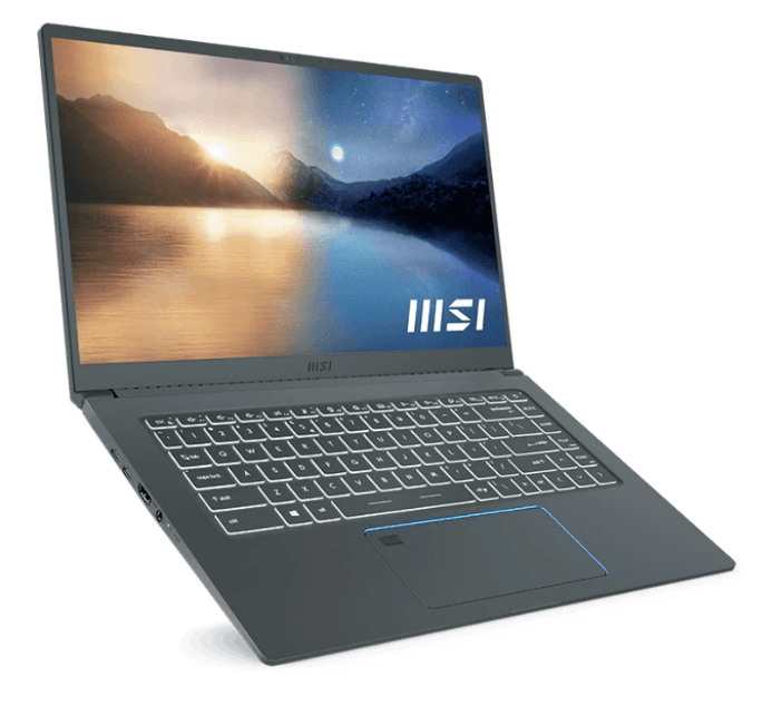NOTEBOOK MSI - gaming, "PRESTIGE 15" 15.6 inch, i7-1195G7, 32 GB DDR4, SSD 1 TB, nVidia GeForce RTX 3050 Ti, Free DOS, "9S7-16S711-085" ( — miniatură