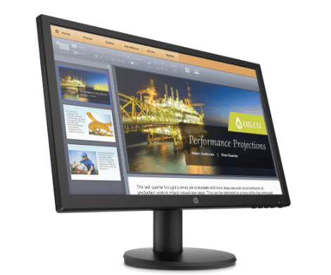 MONITOR HP P19b G4 18.5inch TN Monitor WXGA 1366x768 16:9 200cd/m2 600:1 5ms 1xHDMI1.4 1xVGA Black 3Y War. "9TY83AA#ABB" — miniatură