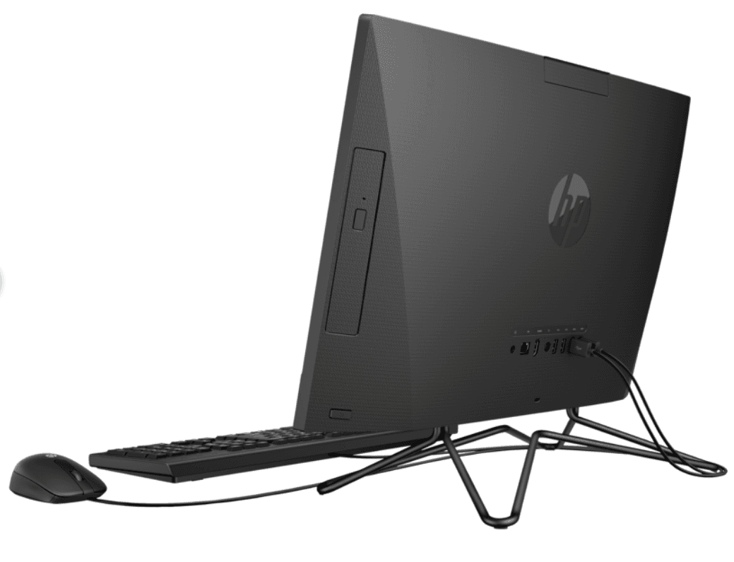 DESKTOP HP, "200 G4" All-in-one, 21.5 inch, Pentium Silver J5040, Intel UHD Graphics 605, 8 GB, SSD 256 GB, unitate optica, tastatura si mouse, Windows 10 Pro, "9US88EA#ABB" — miniatură