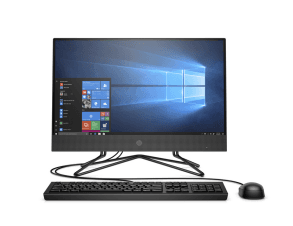 DESKTOP HP, "200 G4" All-in-one, 21.5 inch, Pentium Silver J5040, Intel UHD Graphics 605, 8 GB, SSD 256 GB, unitate optica,tastatura si mouse, Windows 10 Pro "9US87EA#ABB"