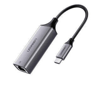 ADAPTOR RETEA Ugreen, "CM199" USB Type-C to Gigabit LAN Adapter, LED, gri "50737" - 6957303857371