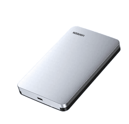 RACK extern Ugreen, "CM300" pt HDD si SSD SATA 2.5" conectare USB 3.1 Gen2 max 6 Gbps, cablu inclus USB to USB Type-C, aluminiu, gri "70498" - 6957303874989 — miniatură