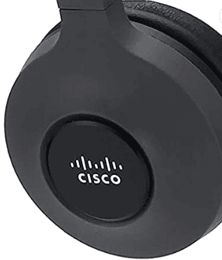 Cisco 522 Headset Head-band 3.5 mm connector Black, Grey, "CP-HS-W-522-USB=" — miniatură