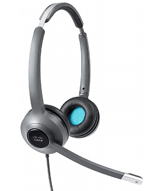 Cisco 522 Headset Head-band 3.5 mm connector Black, Grey, "CP-HS-W-522-USB="