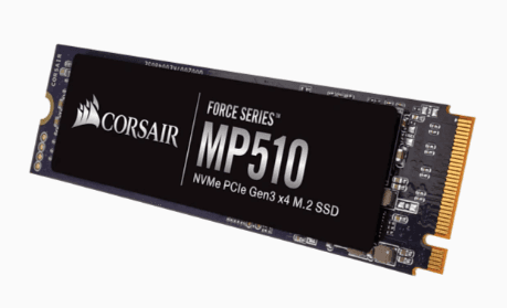 SSD CORSAIR MP510 Force Series, 480GB, M.2, PCIe Gen3.0 x4, 3D TLC Nand, R/W: 3480/2000 MB/s, "CSSD-F480GBMP510B" — miniatură