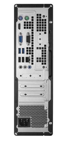 DESKTOP ASUS, "ExpertCenter D5" Middle Tower, CPU Celeron G5905, Intel UHD Graphics 630, memorie 4 GB, SSD 256 GB,unitate optica,tastatura si mouse, Free Dos, "D500SC-0G59050120" — miniatură