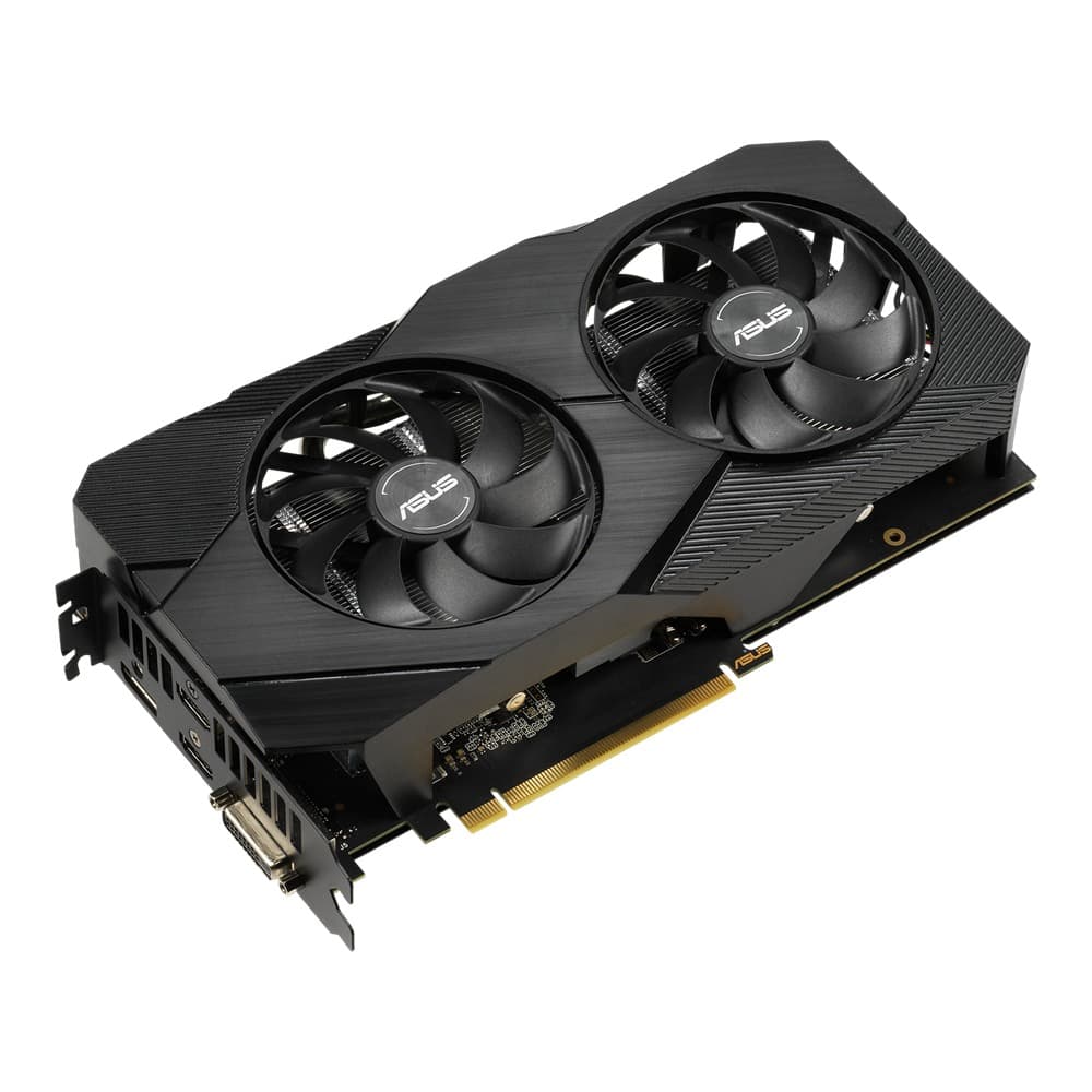 PLACA VIDEO ASUS "GeForce RTX 2060 EVO", 6 GB GDDR6 192 biti, PCI Express 3.0 x 16, HDMI x 2 DisplayPort DVI-D, sistem racire aer, "DUAL-RTX2060-6G-EVO" — miniatură