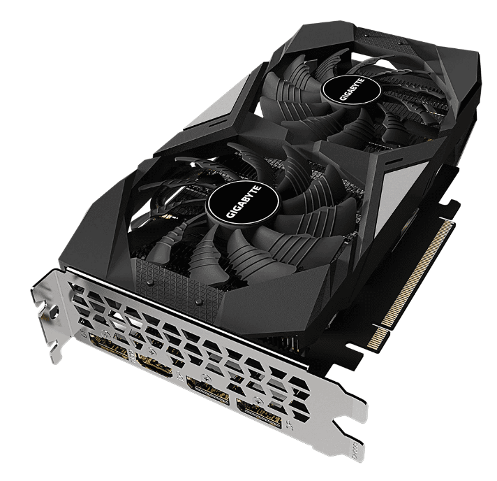 PLACA VIDEO GIGABYTE "GeForce RTX 2060 D6", 12 GB GDDR6 192 biti, PCI Express 3.0 x 16, HDMI DisplayPort x 3, sistem racire aer, "GV-N2060D6-12GD" — miniatură