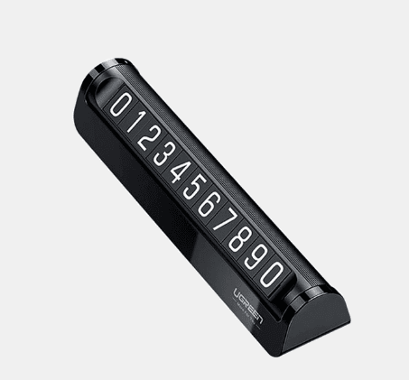 SUPORT dual numar de telefon parbriz Ugreen, "LP178" posibilitate doua numere, negru "60326" - 6957303863266
