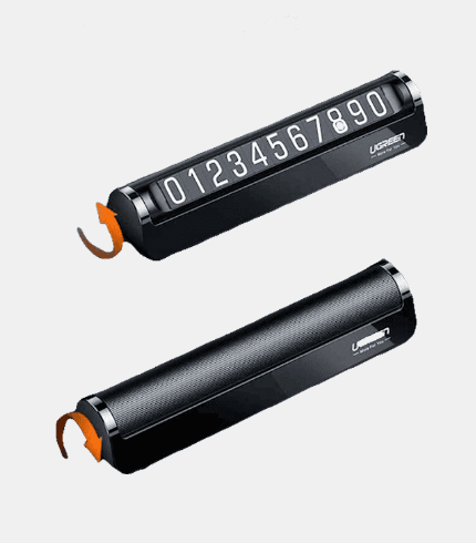 SUPORT dual numar de telefon parbriz Ugreen, "LP178" posibilitate doua numere, negru "60326" - 6957303863266 — miniatură