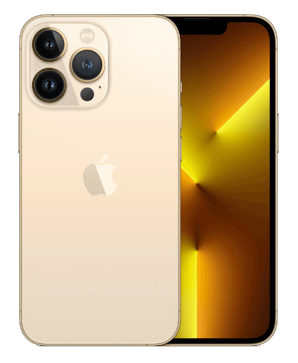 SMARTphone Apple, "iPhone 13 PRO" ecran 6.1 inch, dual sim, rez. camera 12 Mpix, memorie interna 512 GB, 5G, iOS, acumulator 3095 mAh, auriu, "MLVQ3__A"