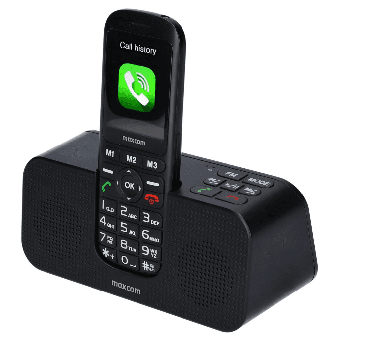Telefon cu butoane, Maxcom, "MM740" ecran 2.4 inch, dual sim, 2G, OEM, acumulator 1000 mAh, negru, "MM740 Black" — miniatură