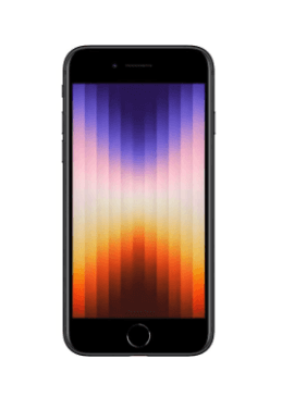 SMARTphone Apple, "iPhone SE3" ecran 4.7 inch, dual sim, rez. camera 12 Mpix, memorie interna 128 GB, 5G, iOS, negru, "MMXJ3__/A" — miniatură