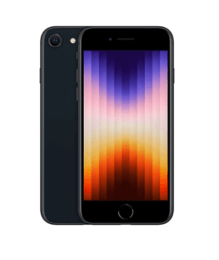 SMARTphone Apple, "iPhone SE3" ecran 4.7 inch, dual sim, rez. camera 12 Mpix, memorie interna 128 GB, 5G, iOS, negru, "MMXJ3__/A"