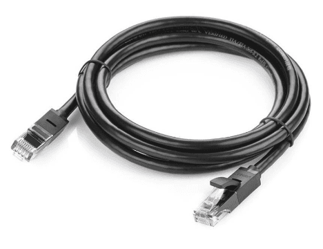 PATCH CORD UTP Ugreen Cat6, "NW102" fire din cupru, viteza maxima 1 Gbps, 0.5m, negru "20158" - 6957303821587 — miniatură
