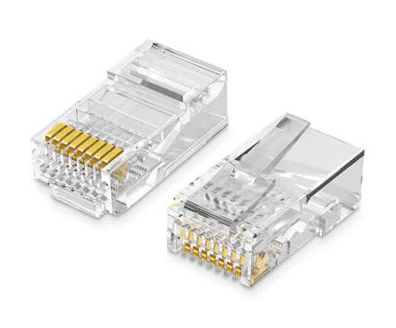 MUFA RJ-45 Ugreen, "NW110" pt. cablu UTP, Cat5e, RJ-45 (T), plastic, 100 buc, "50246" - 6957303852468