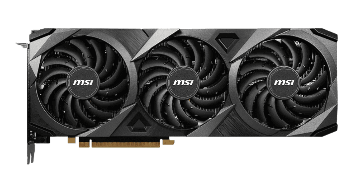 PLACA VIDEO MSI "GeForce RTX 3070 Ti VENTUS 3X 8G OC", 8 GB GDDR6X 256 biti, PCI Express 4.0 x 8, HDMI DisplayPort x 3, sistem racire aer, "RTX3070TI VEN 3XOC" — miniatură