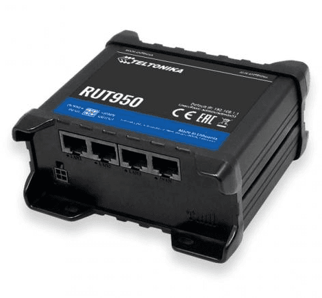 TELTONIKA RUT950 U022C0 LTE ROUTER DUAL SIM 4X FE, "RUT950U022C0"