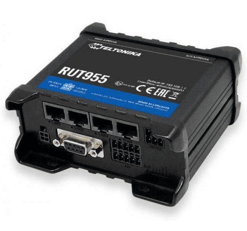 TELTONIKA RUT955 Industrial 4G LTE router Cat.4 WiFi Dual Sim GPS 1x WAN 3X LAN GPS router, "RUT955 T033B0"