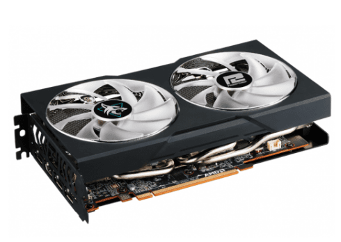 PLACA VIDEO POWER COLOR "Radeon RX 6600 Hellhound", 8 GB GDDR6 128 biti, PCI Express 4.0 x 16, HDMI DisplayPort x 3, sistem racire aer, "RX6600 8G-3DHL" — miniatură