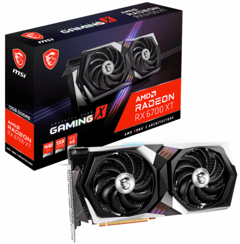 PLACA VIDEO MSI "Radeon RX 6700 XT GAMING X", 12 GB GDDR6 192 biti, PCI Express 4.0 x 8, HDMI DisplayPort x 3, sistem racire aer, "RX6700XT GAMING X"