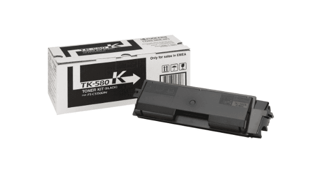 Toner Original Kyocera Black TK-580K, pentru FS-C5150DN, ECOSYS P6021cdn 3.5K, "TK-580K"
