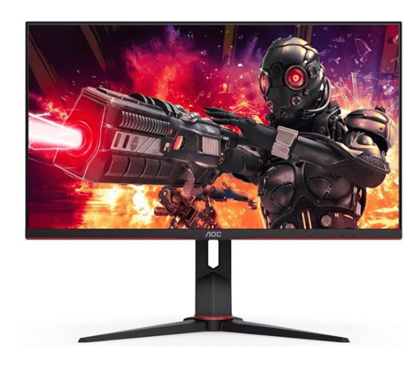 MONITOR AOC 28 inch, Gaming, IPS, 4K UHD (3840 x 2160), wide, 370 cd/mp, 1 ms, HDMI x 2 | Display Port x 2, "U28G2XU/BK" — miniatură