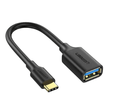 CABLU ADAPTOR Ugreen OTG, "US154", USB 3.0(M) la USB Type-C(T), 5Gbps, lungime 15cm, PVC, negru "30701" - 6957303837014