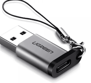 ADAPTOR Ugreen, "US276", USB Type-C(M) la USB2.0(T), incarcare max 3A, gri "50533" - 6957303855339