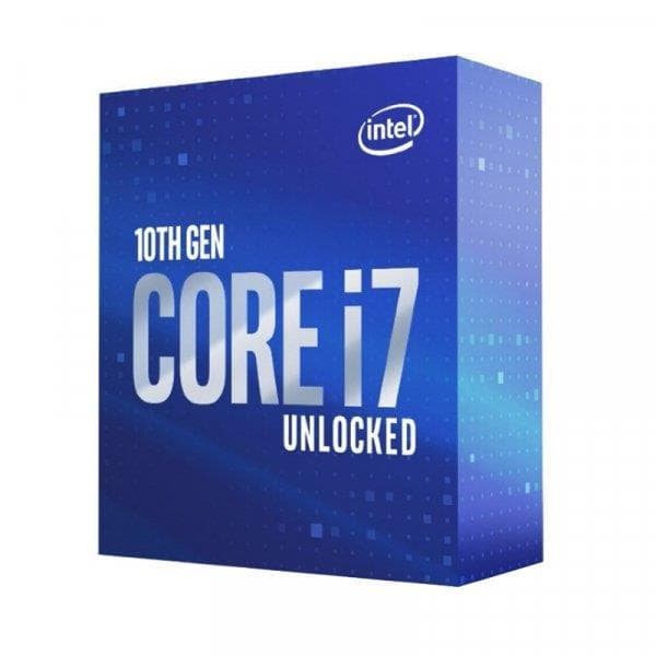 CPU INTEL i7-10700KF, skt LGA 1200, Core i7, frecventa 3.8 GHz, turbo 5.1 GHz, 8 nuclee, putere 125 W, "BX8070110700KF S RH74"