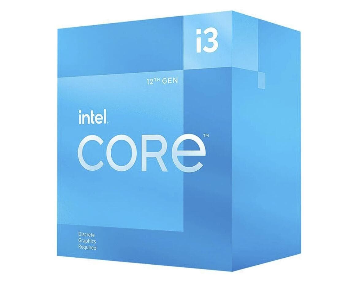 CPU INTEL i3-12100F, skt LGA 1700, Core i3, frecventa 3.3 GHz, turbo 4.3 GHz, 4 nuclee, putere 58 W, "BX8071512100F" — miniatură