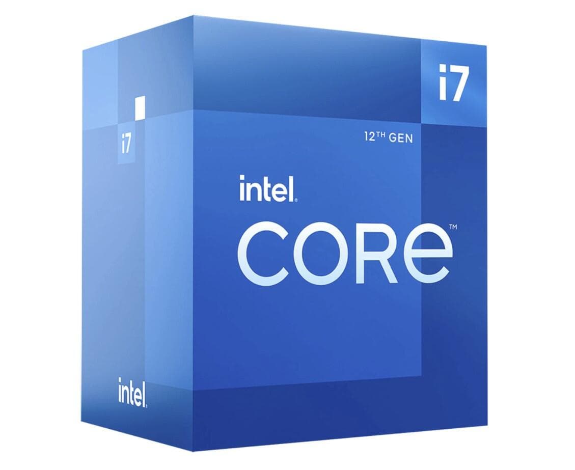 CPU INTEL i7-12700, skt LGA 1700, Core i7, frecventa 2.1 GHz, turbo 4.9 GHz, 12 nuclee, putere 65 W, "BX8071512700" — miniatură