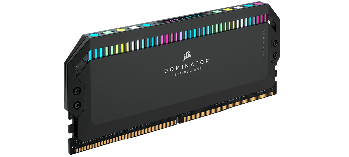 Memorie DDR Corsair DOMINATOR PLATINUM DDR5 32 GB, frecventa 5600 Mhz, 16 GB x 2 module, radiator, iluminare RGB, "CMT32GX5M2B5600C36" — miniatură