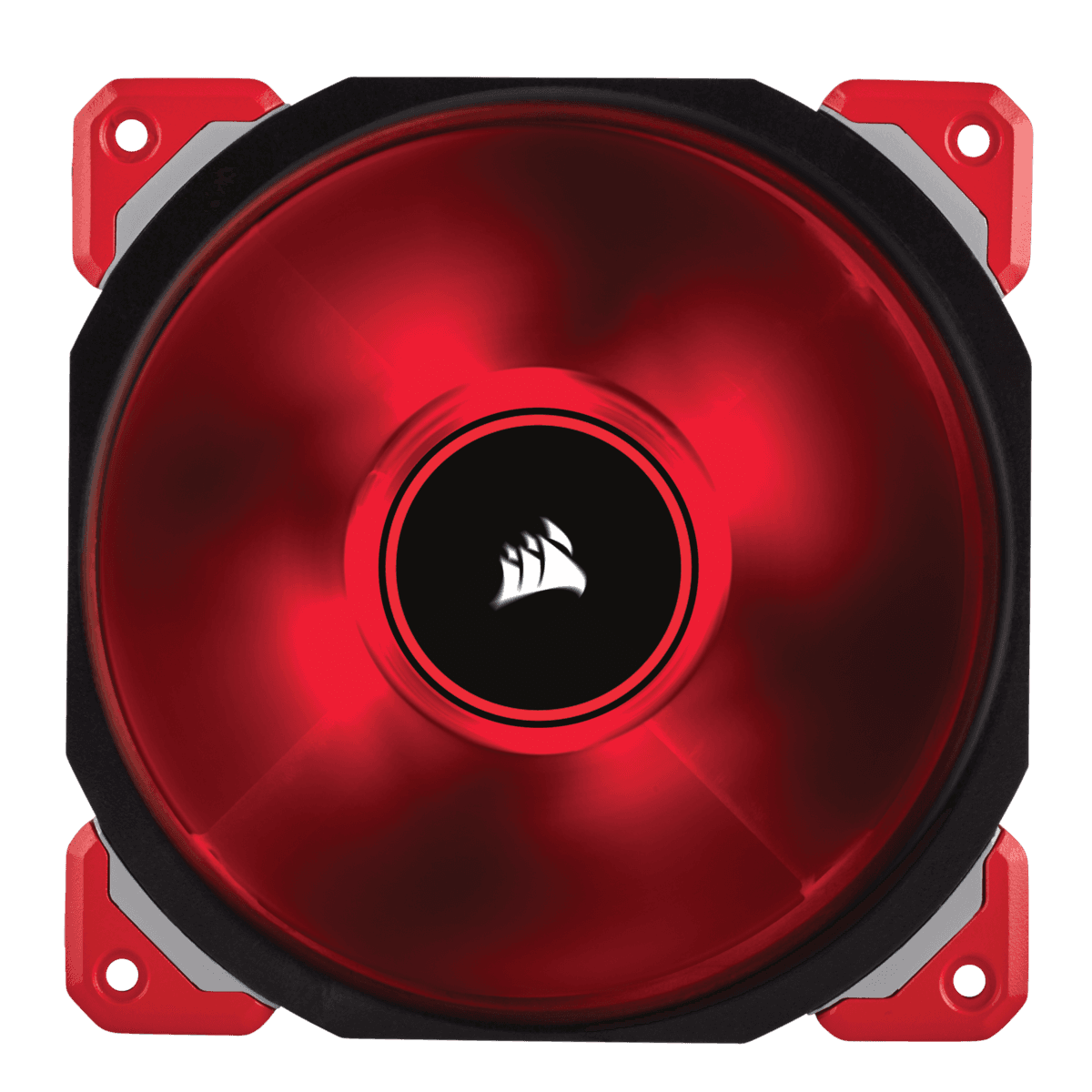 VENTILATOR CORSAIR, "ML120 PRO LED", pt carcasa PC, 120 mm, 2400 rpm, LED rosu, 1 ventilator, "CO-9050042-WW" — miniatură