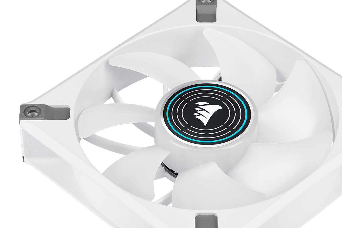 VENTILATOR CORSAIR, "ML120 LED ELITE", pt carcasa PC, 120 mm, 2000 rpm, LED alb, 1 ventilator, "CO-9050127-WW" — miniatură