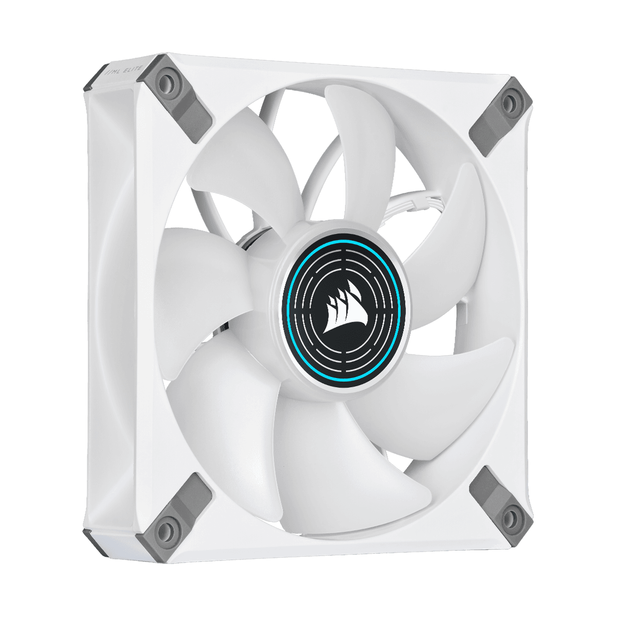 VENTILATOR CORSAIR, "ML120 LED ELITE", pt carcasa PC, 120 mm, 2000 rpm, LED alb, 1 ventilator, "CO-9050127-WW" — miniatură