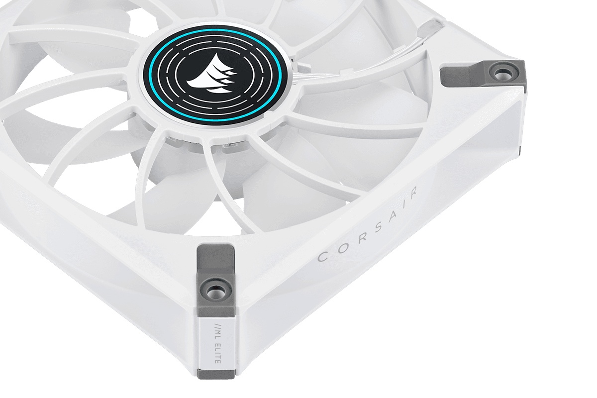 VENTILATOR CORSAIR, "ML120 LED ELITE Blue Premium", pt carcasa PC, 120 mm, 2000 rpm, LED albastru, 1 ventilator, "CO-9050128-WW" — miniatură