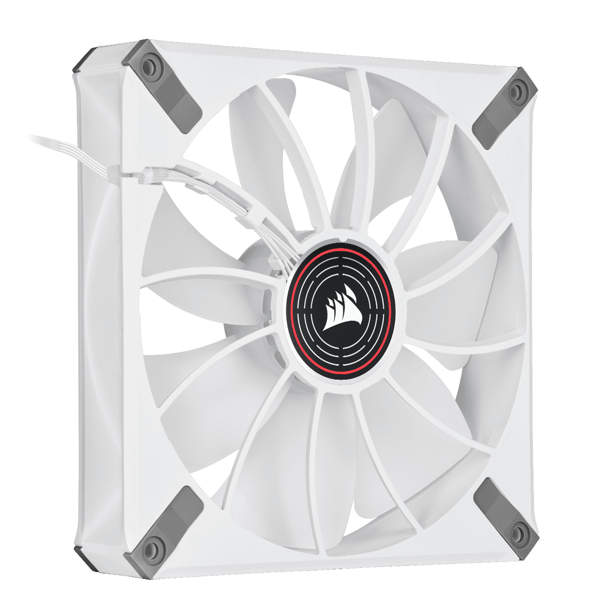 VENTILATOR CORSAIR, "ML140 LED ELITE Red Premium", pt carcasa PC, 140 mm, 1600 rpm, LED rosu, 1 ventilator, "CO-9050129-WW" — miniatură