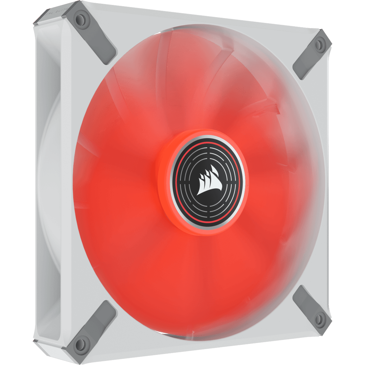 VENTILATOR CORSAIR, "ML140 LED ELITE Red Premium", pt carcasa PC, 140 mm, 1600 rpm, LED rosu, 1 ventilator, "CO-9050129-WW"