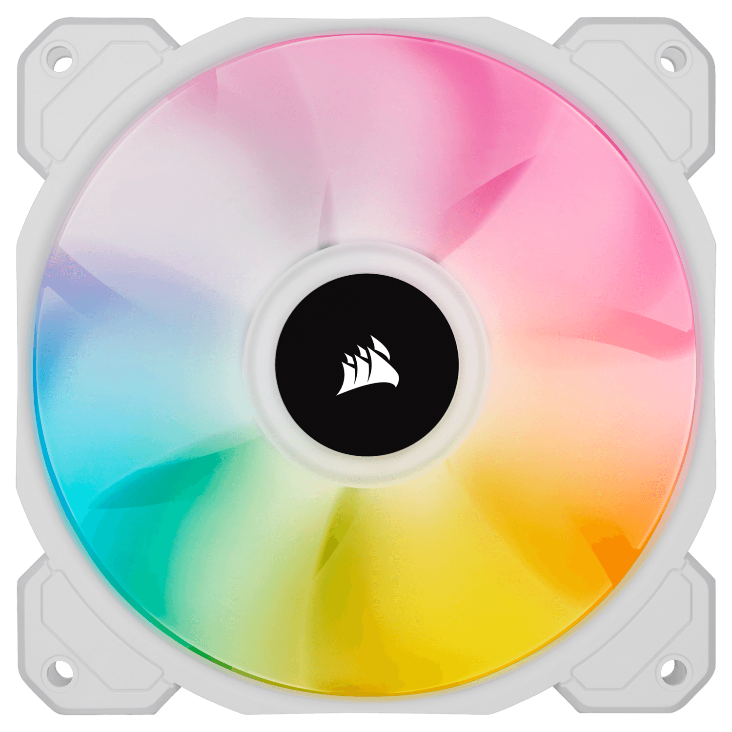 VENTILATOR CORSAIR, "iCUE SP120 RGB ELITE", pt carcasa PC, 120 mm, 1500 rpm, LED RGB, 3 ventilatoare, "CO-9050137-WW" — miniatură