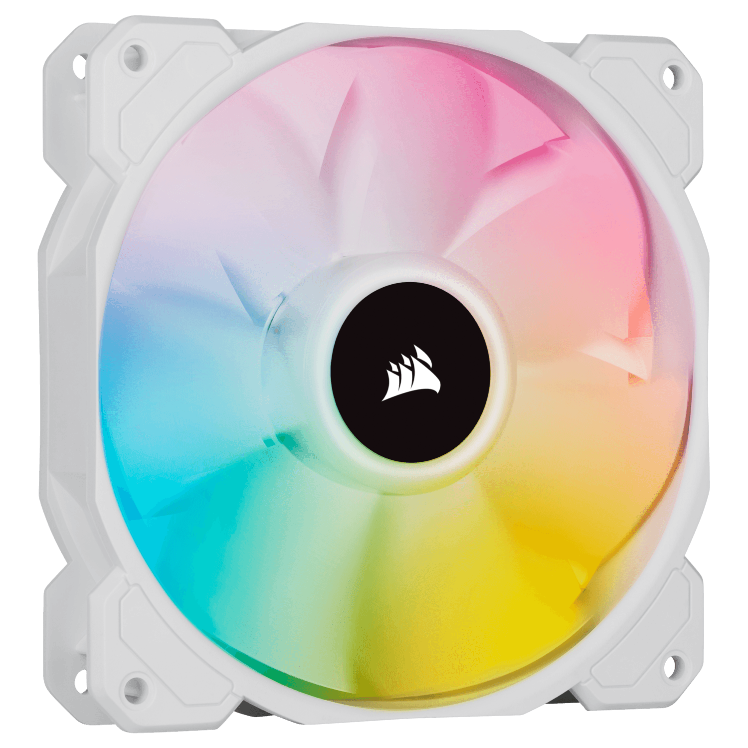 VENTILATOR CORSAIR, "iCUE SP120 RGB ELITE", pt carcasa PC, 120 mm, 1500 rpm, LED RGB, 3 ventilatoare, "CO-9050137-WW" — miniatură