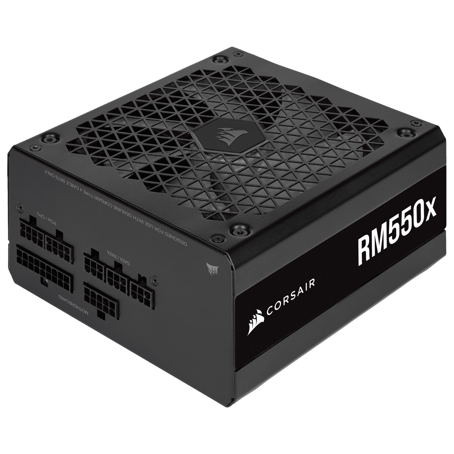 SURSA CORSAIR, 550 W, "RM550x" modulara, ATX 12V, fan 135mm x 1, 80 Plus Gold, MB 20+4 pin x 1, CPU 4+4 pin x 1, PCI-E 6+2 pin x 2, SATA x 7, MOLEX 4-pin x 4, "CP-9020197-EU"